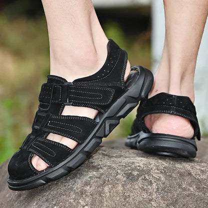 Sandale orthopédique homme fermée ergonomique