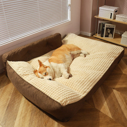 SnuggleRest Lit Lavable pour Animaux | Épais & Confort Toutes Saisons