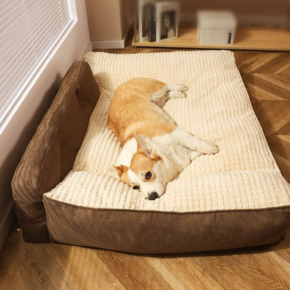 SnuggleRest Lit Lavable pour Animaux | Épais & Confort Toutes Saisons