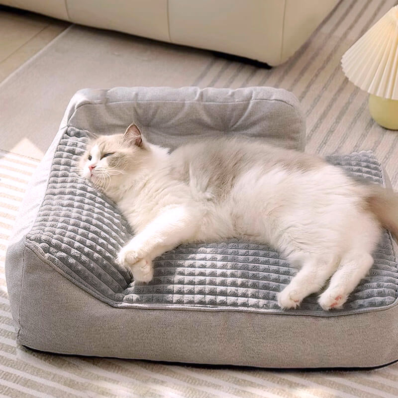 SnuggleRest Lit Lavable pour Animaux | Épais & Confort Toutes Saisons