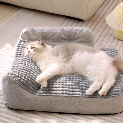 SnuggleRest Lit Lavable pour Animaux | Épais & Confort Toutes Saisons