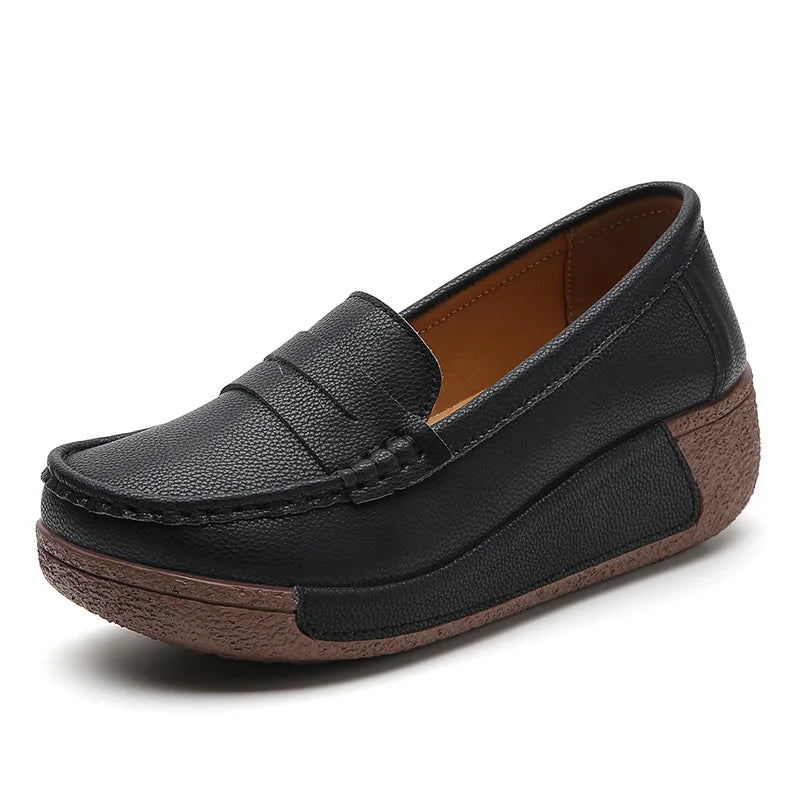 Mocassin orthopédique femme semelle amortissante