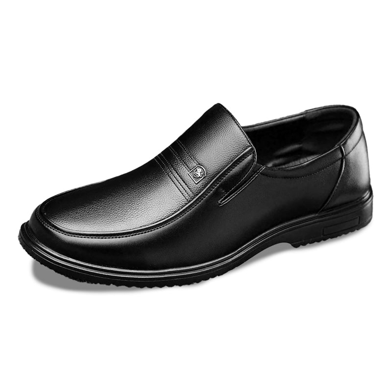 Mocassin orthopédique homme chic à bout arrondi