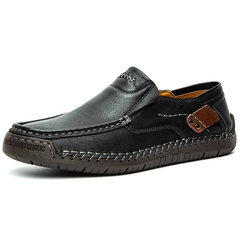 Mocassin orthopédique homme souple et marche confort