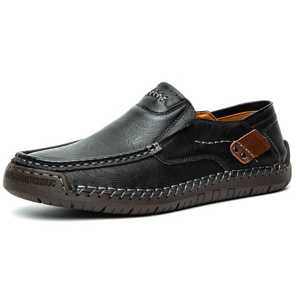 Mocassin orthopédique homme souple et marche confort