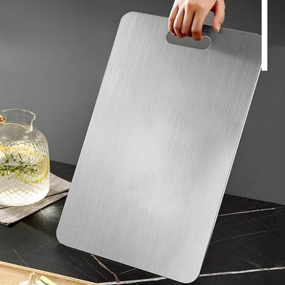Planche de Cuisine Titane | Découpe Sans Bactéries et Facile à Nettoyer