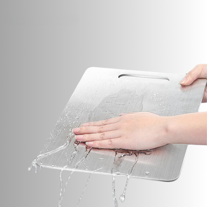 Planche de Cuisine Titane | Découpe Sans Bactéries et Facile à Nettoyer