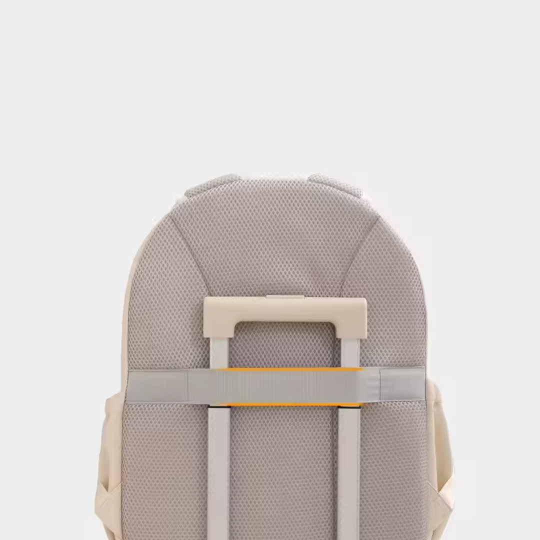 Sac à Dos Urbain Beige | Étanche et Compartiment pour Ordinateur Portable