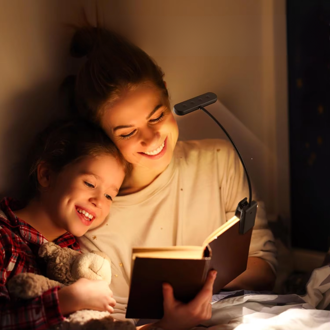 Lampe de lecture LED avec clip | Rechargeable et portable