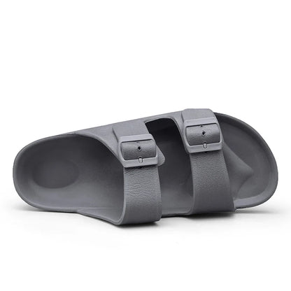 Claquette orthopédique homme à deux brides réglables