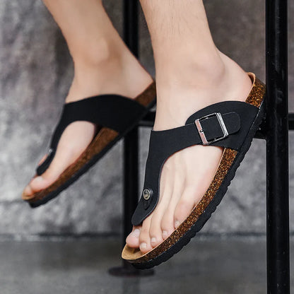 Tong orthopédique homme avec soutien ajustable