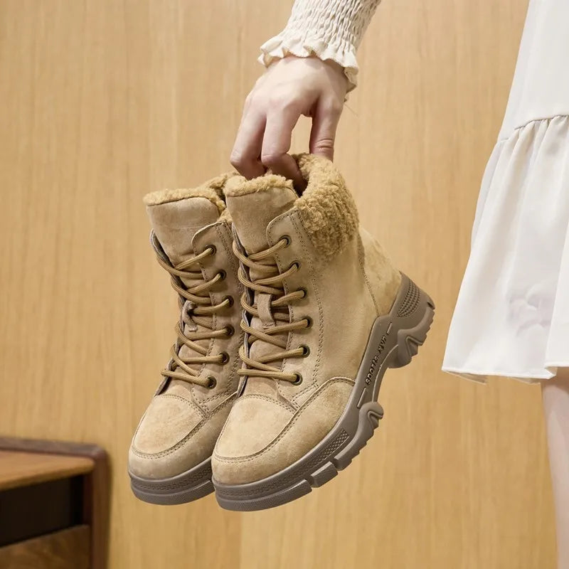 Botte orthopédique femme à doublure chaude