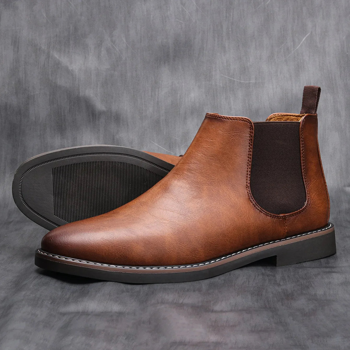Botte orthopédique homme style vieilli moderne