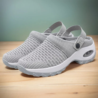 Sabot orthopédique femme maille à semelle amortissante