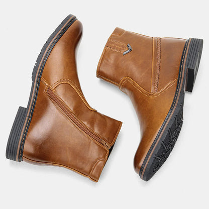 Botte orthopédique homme style vintage