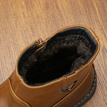 Botte orthopédique homme style vintage