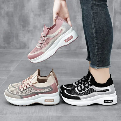 Stradora Lift+ – chaussures orthopédiques femme avec maintien renforcé et semelle plateforme amortissante