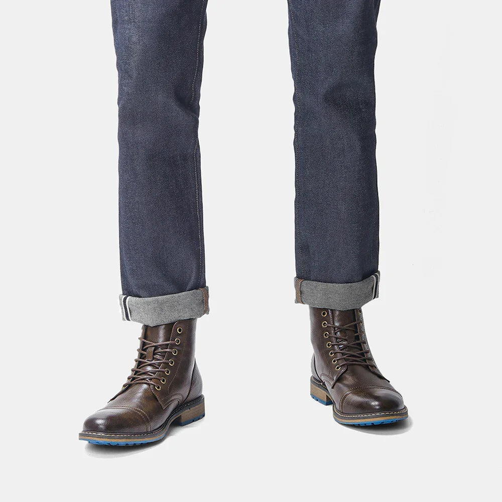 Botte orthopédique homme classique à lacets