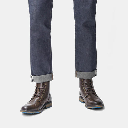 Botte orthopédique homme classique à lacets