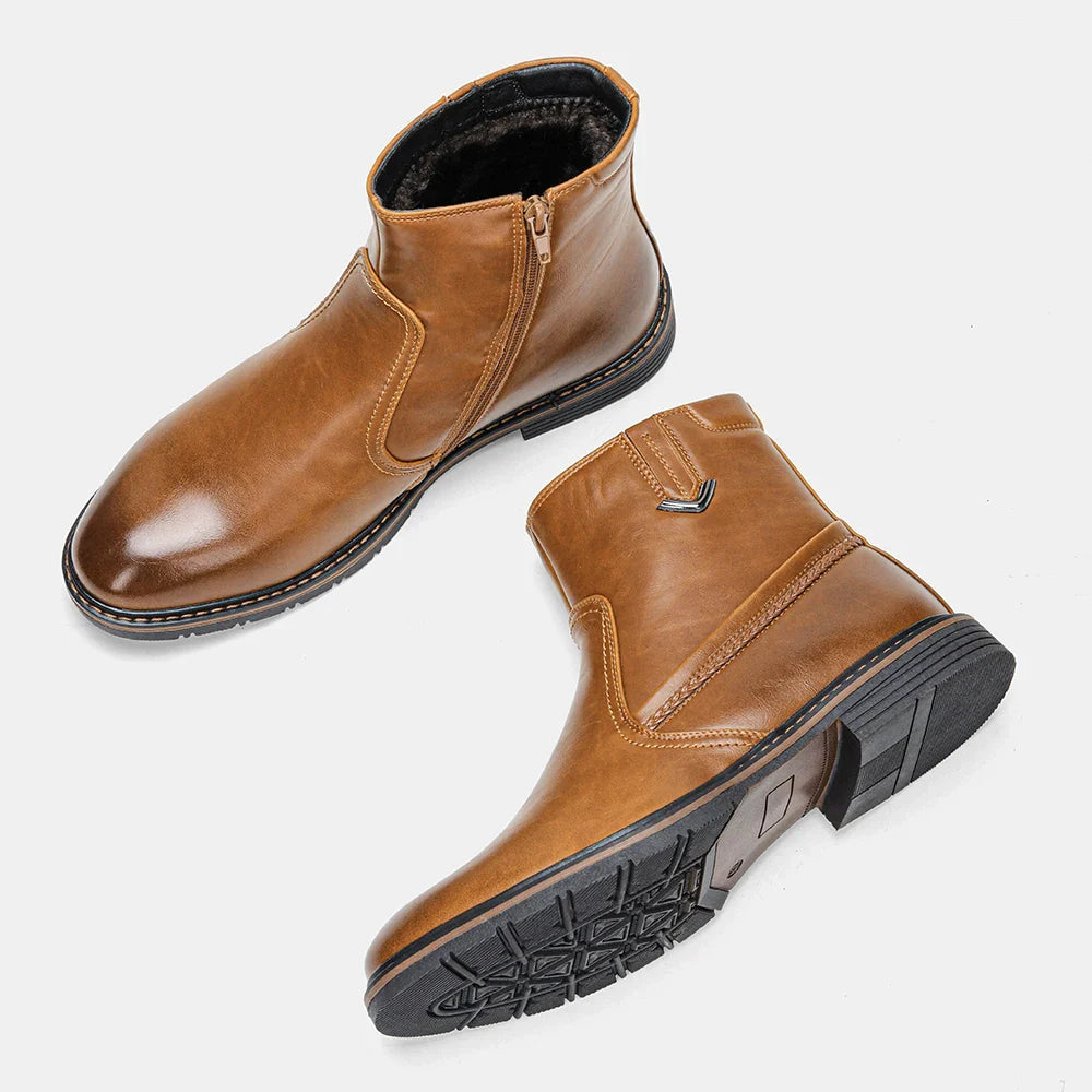 Botte orthopédique homme style vintage