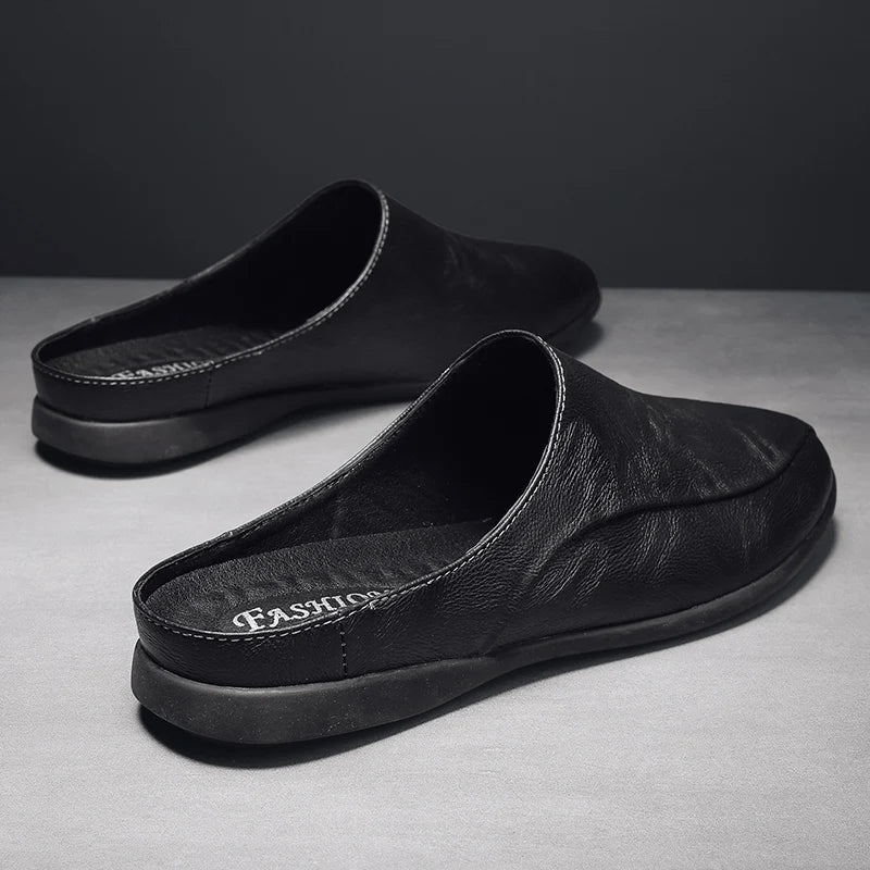 Sabot orthopédique homme à enfiler élégant