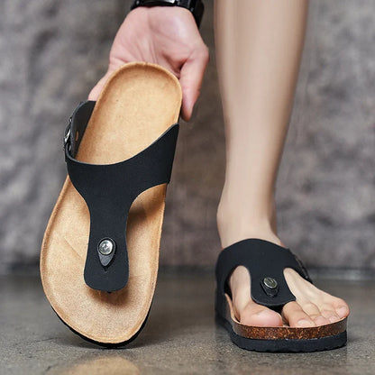 Tong orthopédique homme avec soutien ajustable