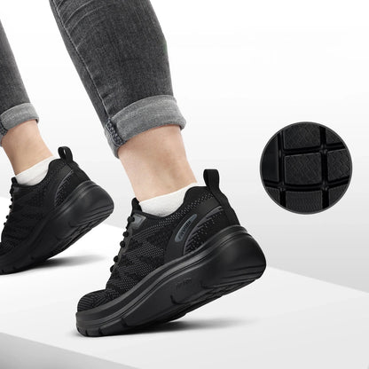 Baskets orthopédiques femme larges à plateforme – confort pour pieds sensibles et gonflés