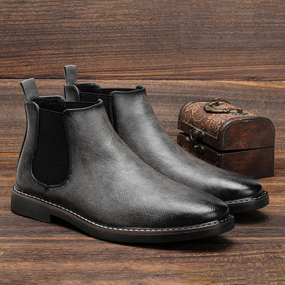 Botte orthopédique homme style vieilli moderne