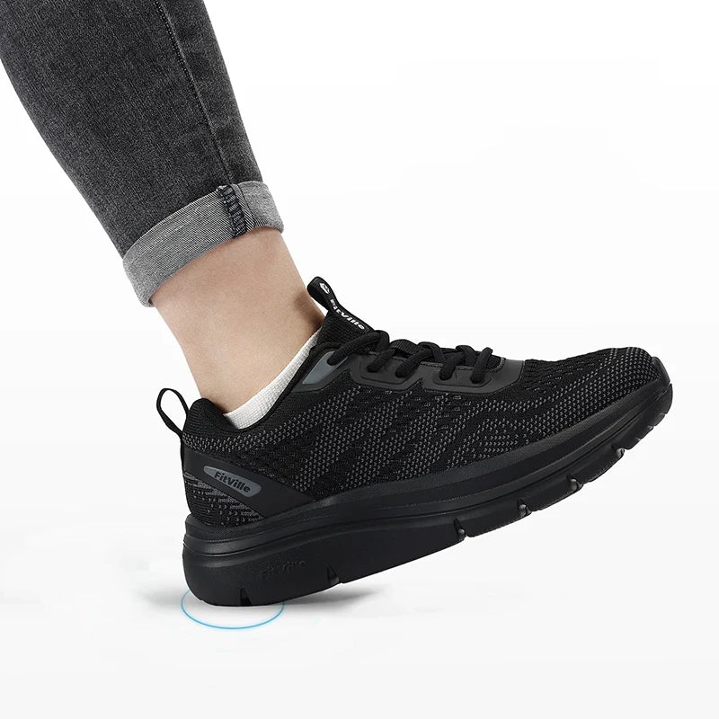 Baskets orthopédiques femme larges à plateforme – confort pour pieds sensibles et gonflés