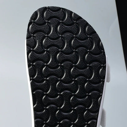 Claquette orthopédique homme double bride en liège