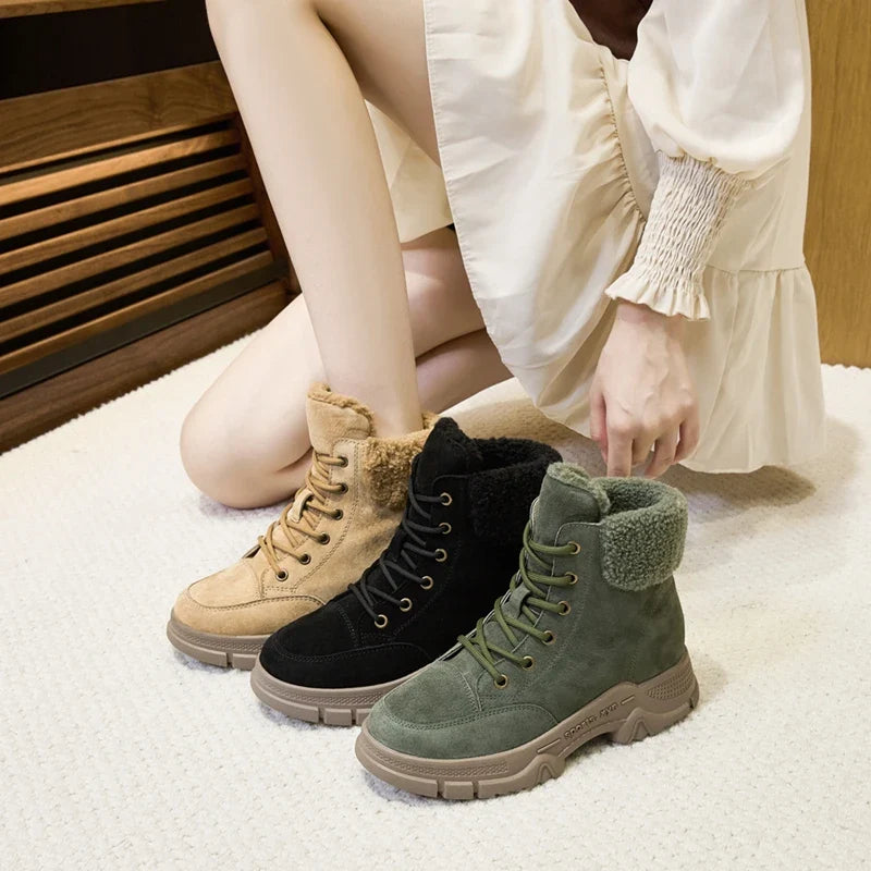 Botte orthopédique femme à doublure chaude