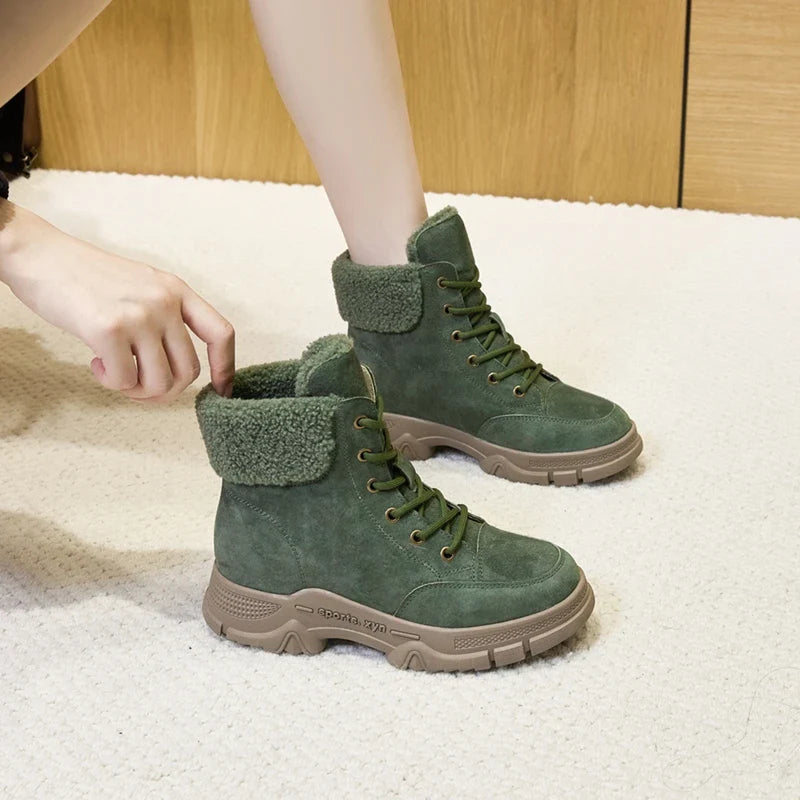 Botte orthopédique femme à doublure chaude