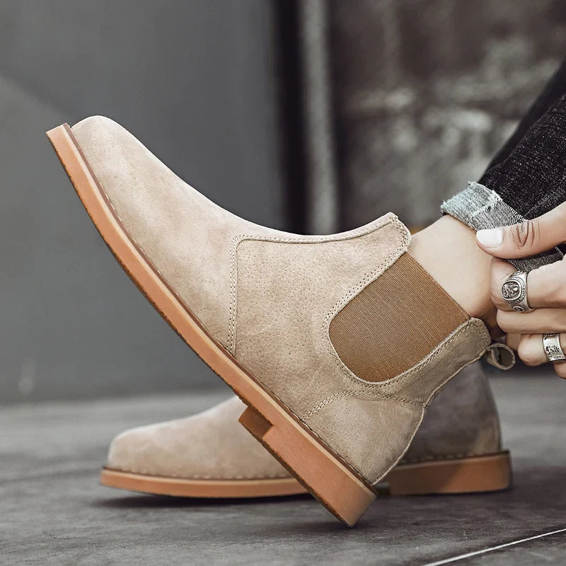 Botte orthopédique homme à enfiler élégante