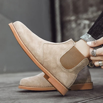 Botte orthopédique homme à enfiler élégante