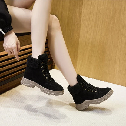 Botte orthopédique femme à doublure chaude