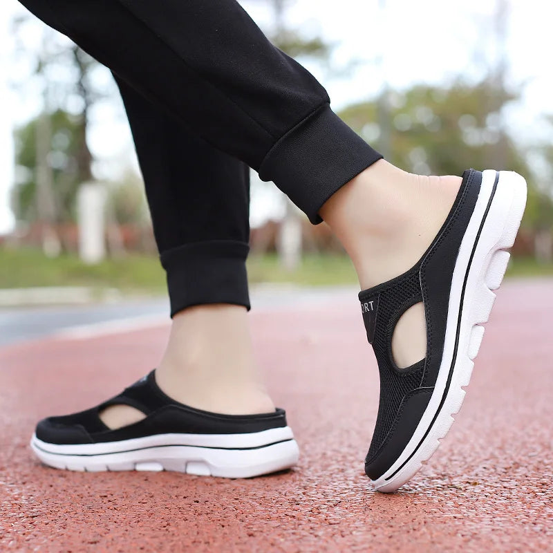 Sabot orthopédique femme en maille ultra légère