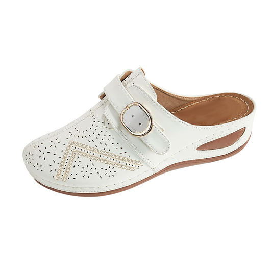 Sabot orthopédique femme ajouré avec bride boucle