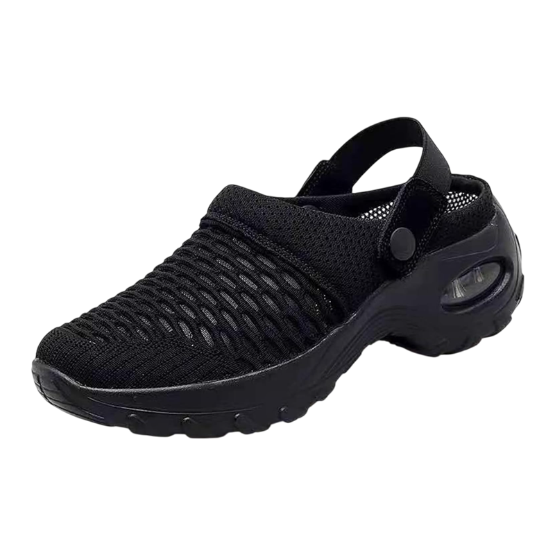 Sabot orthopédique femme maille à semelle amortissante