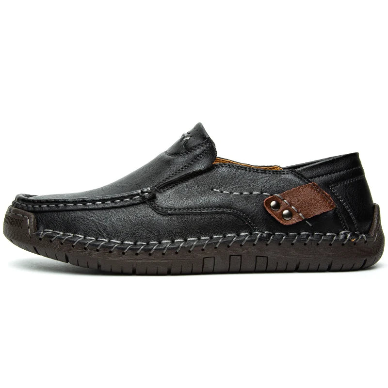Mocassin orthopédique homme souple et marche confort
