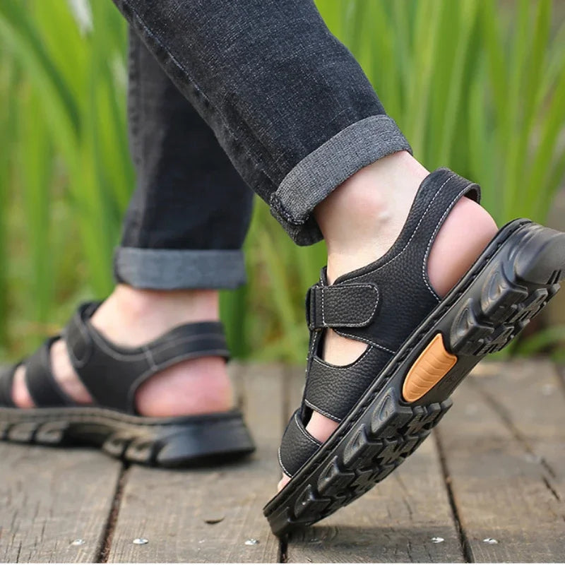 Sandale orthopédique homme confort enveloppant