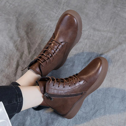 Botte orthopédique femme à lacets pratiques