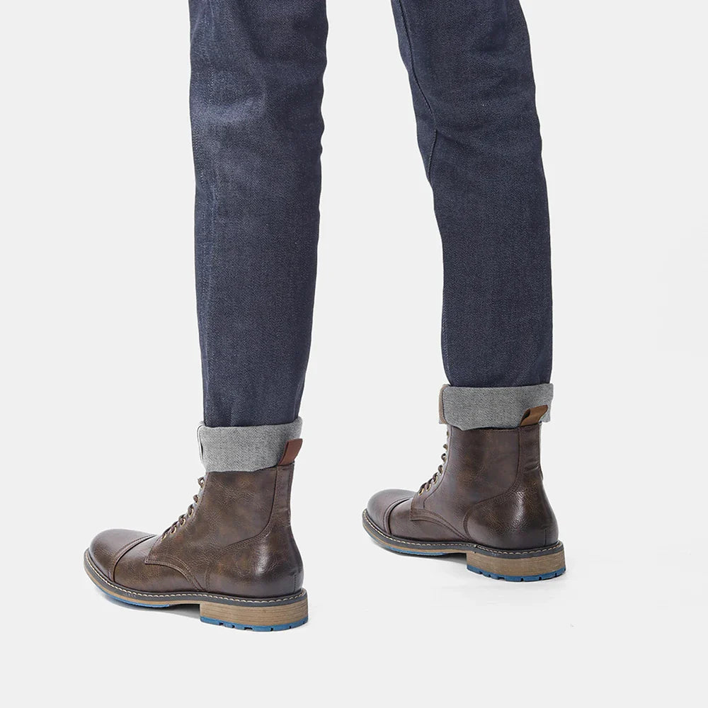 Botte orthopédique homme classique à lacets