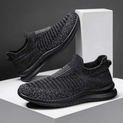 ConfortFlex – Chaussure orthopédique homme sans lacets respirante avec semelle ergonomique