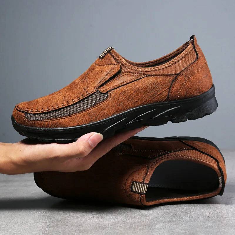 Mocassin orthopédique homme semelle ergonomique