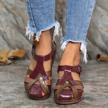 Sandale orthopédique femme design ajouré