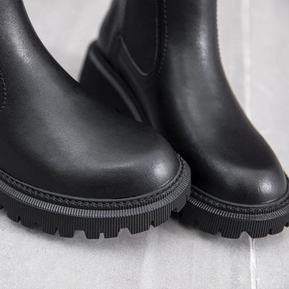 Botte orthopédique femme semelle crantée