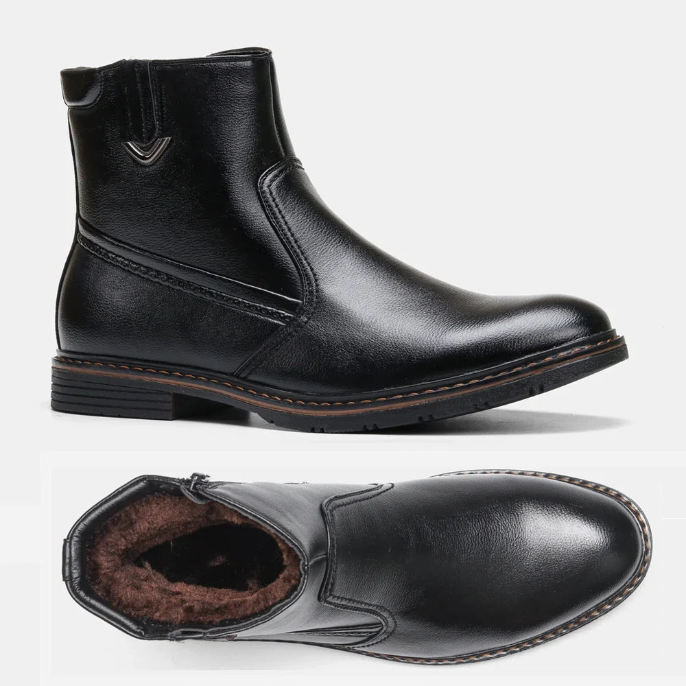 Botte orthopédique homme style vintage