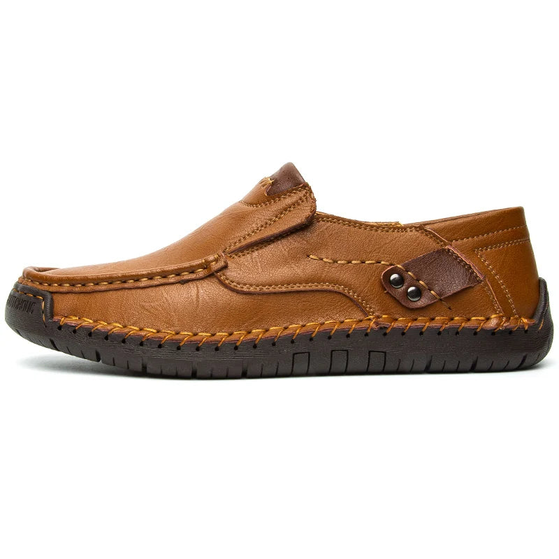Mocassin orthopédique homme souple et marche confort