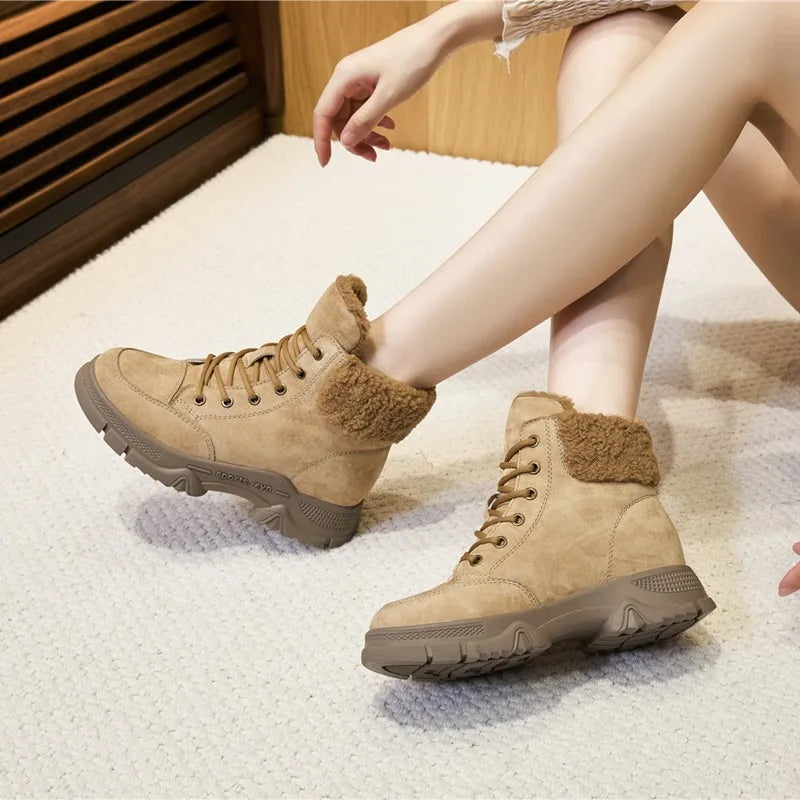 Botte orthopédique femme à doublure chaude