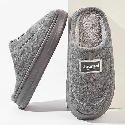 Chausson orthopédique homme en laine bouclée